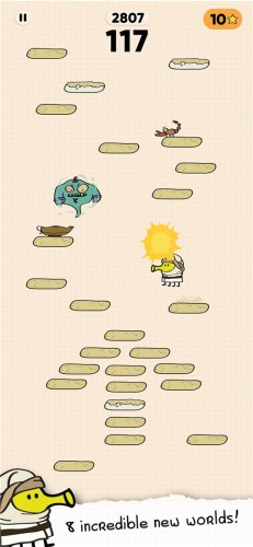 涂鸦跳跃2官方正版最新版(Doodle Jump 2)游戏截图4